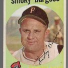 1959 Topps Baseball Card #432 Smoky Burgess Pittsburgh Pirates GD A