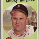 1959 Topps Baseball Card #432 Smoky Burgess Pittsburgh Pirates GD B