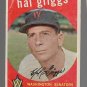 1959 Topps Baseball Card #434 Hal Griggs Washington Senators GD B