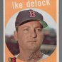 1959 Topps Baseball Card #437 Ike Delock Boston Red Sox GD