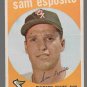 1959 Topps Baseball Card #438 Sammy Esposito Sam Chicago Cubs GD
