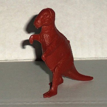 Allosaurus Brown 2.75" Plastic Dinosaur Figure Loose Used