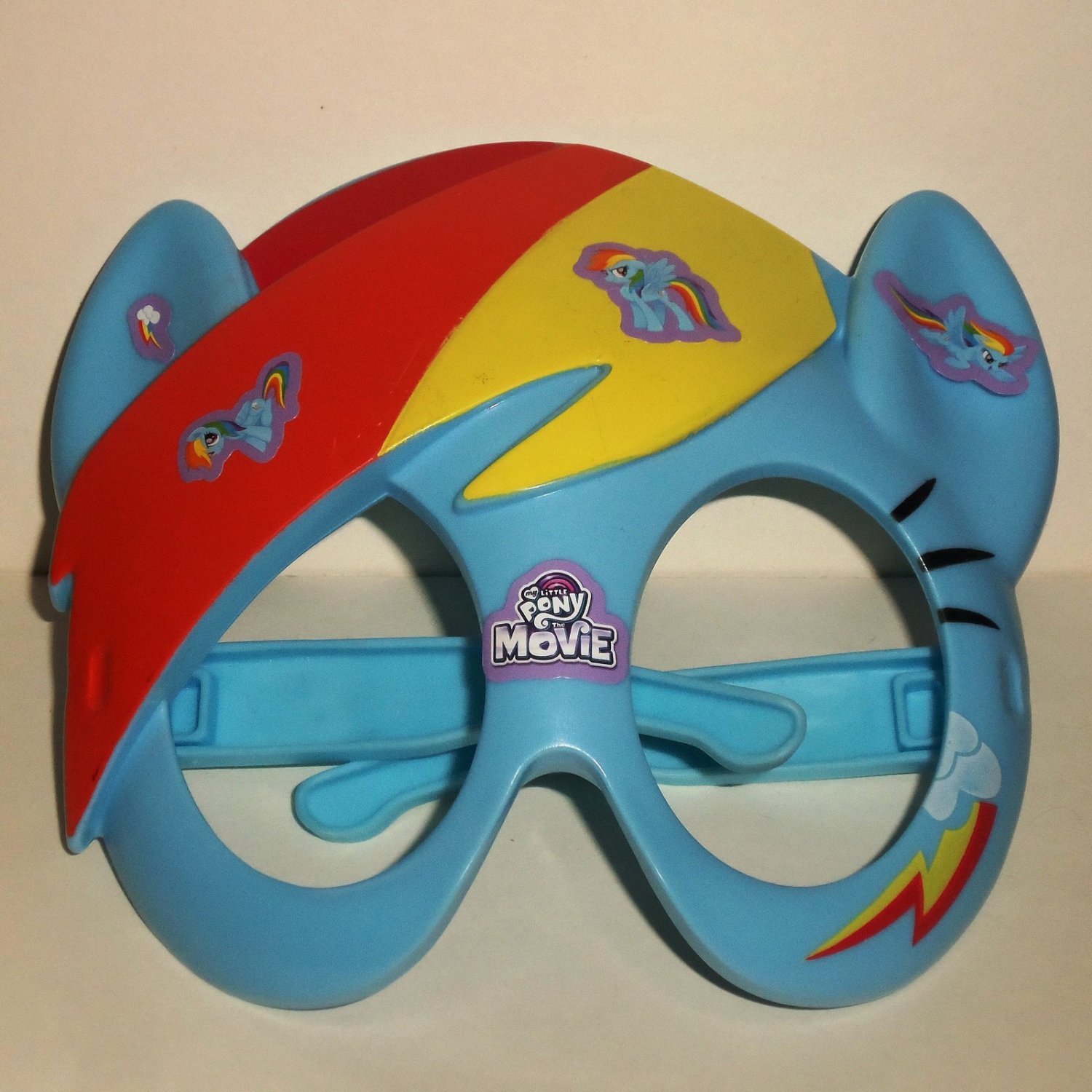 McDonald's 2017 Little Pony Rainbow Dash Mask Toy Hasbro Loose Used