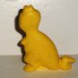 Post Cereal 1990 Flintstones Yellow Tyrannosaurus Rex Dinosaur PVC Figure Toy Loose Used