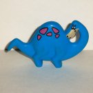 Post Cereal 1990 Flintstones Blue Brontosaurus Dinosaur PVC Figure Toy Loose Used