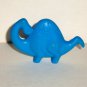Post Cereal 1990 Flintstones Blue Brontosaurus Dinosaur PVC Figure Toy Loose Used