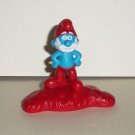 McDonald's 2017 Smurfs The Lost Village Movie Papa Smurf Figure Only Happy Meal Toy  Loose Used