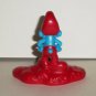 McDonald's 2017 Smurfs The Lost Village Movie Papa Smurf Figure Only Happy Meal Toy  Loose Used