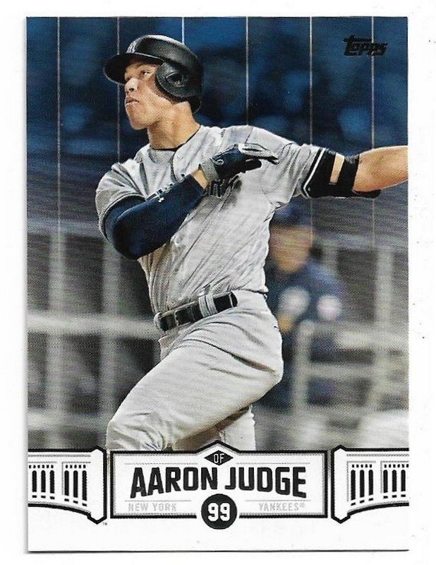 Aaron Judge baseball card (New York Yankees) 2018 Topps