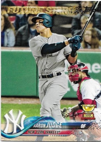 2018 Topps Baseball Card #1 Aaron Judge New York Yankees NM-MT