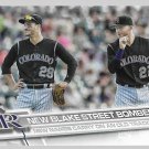2017 Topps Vintage Stock Baseball Card #298 New Blake Street Bombers Trevor Story Nolan Arenado