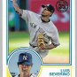 2018 Topps 1983 Topps Baseball Card #83-28 Luis Severino New York Yankees NM-MT