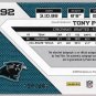 2010 Panini Threads Autographs Silver Football Card #292 Tony Pike 128/499 Carolina Panthers NM-MT
