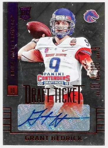 2015 Panini Contenders Draft Picks College Ticket Red Foil Autograph Football Card 249 Grant Hedrick