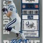 2010 Playoff Contenders Autographed Football Card #110 Brody Eldridge Indianapolis Colts RC Rookie