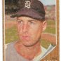 1962 Topps Baseball Card #366 Phil Regan Detroit Tigers Good