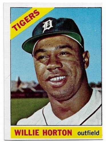 1965 Topps Baseball Card #20 Willie Horton Detroit Tigers VG