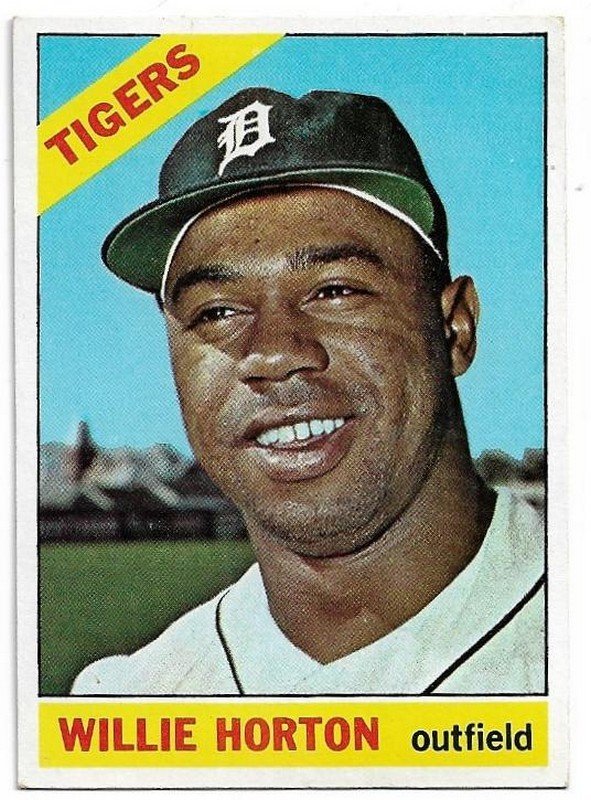  1965 Topps # 206 Willie Horton Detroit Tigers (Baseball Card)  EX/MT Tigers : Collectibles & Fine Art