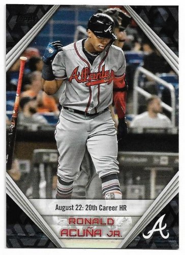 2019 Topps Ronald Acuna Jr Highlights Baseball Card #RA-8 Atlanta Braves NM-MT