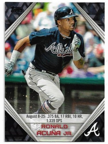2019 Topps Ronald Acuna Jr Highlights Baseball Card #RA-3 Atlanta Braves NM-MT