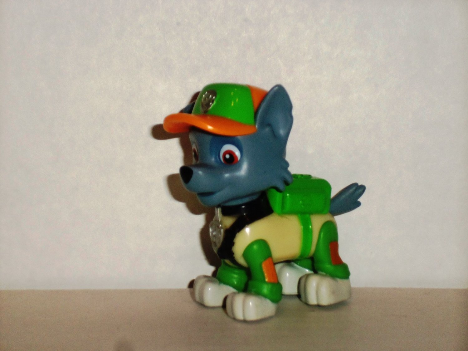 Paw Patrol Rocky PVC Figure from Mini Crane Set Spin Master Loose Used