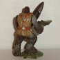 Star Wars Unleashed Battle Of Kashyyk Wookie Warrior w/ Shield PVC Figure Hasbro 2005 Loose Used