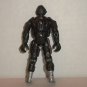 3.75" Soldier Military in Black Outfit Communicator Action Figure Loose Used