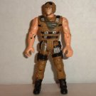 3.75" Soldier Military in Sleeveless Khaki Outfit Action Figure Loose Used