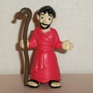 Israelite PVC Figure from David & Goliath Playset by BibleToys Loose Used