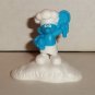 McDonald's 2017 Smurfs The Lost Village Movie Baker Smurf Figure Only Happy Meal Toy  Loose Used