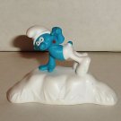 McDonald's 2017 Smurfs The Lost Village Movie Hefty Smurf Figure Only Happy Meal Toy  Loose Used