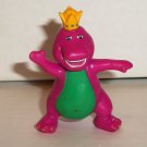 Barney The Purple Dinosaur w/ Crown PVC Figure Loose Used