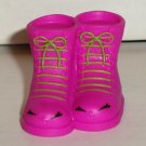 McDonald's 2015 Shopkins Sneaky Sally Pink Shoes Figure M-041 Happy Meal Toy Loose Used