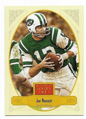 2012 Panini Golden Age Football Card #92 Joe Namath New York Jets NM-MT