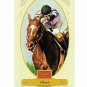 2012 Panini Golden Age Mini Broadleaf Brown Ink Card #124 Affirmed Horse Racing