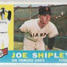 1960 Topps Baseball Card #239 Joe Shipley San Francisco Giants GD