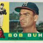 1960 Topps Baseball Card #374 Bob Buhl Milwaukee Braves GD