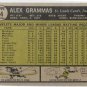 1961 Topps Baseball Card #64 Alex Grammas St. Louis Cardinals GD