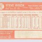 1964 Topps Baseball Card #92 Steve Ridzik Washington Senators GD