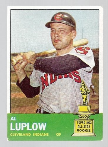 1963 Topps Baseball Card #351 Al Luplow Cleveland Indians GD