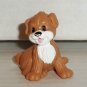 Fisher-Price Loving Family Brown Puppy Dog Figure from H45830 Puppy Playtime Set  Loose Used