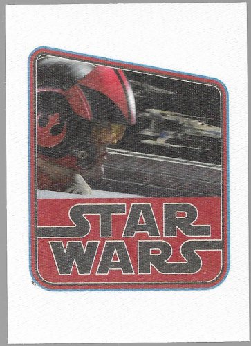 2015 Star Wars Journey to The Force Awakens Cloth Stickers Card #CS-3 Poe Dameron