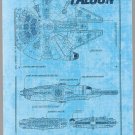 2015 Star Wars Journey to The Force Awakens Blueprints Card #3 Millennium Falcon