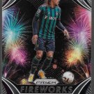 2020-21 Panini Prizm English Premier League Fireworks Soccer Card #14 Helder Costa