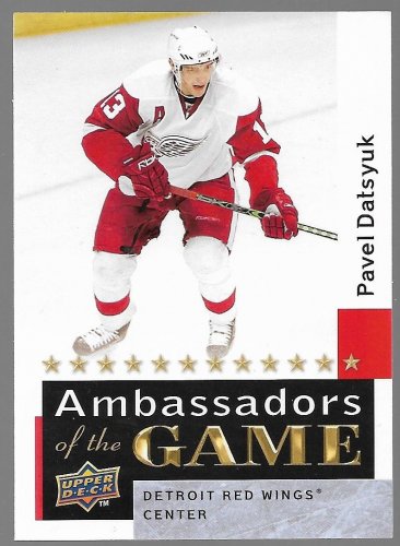 2009-10 Upper Deck Ambassadors of the Game Hockey Card #AG38 Pavel Datsyuk Detroit Red Wings