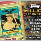 2010 Topps Million Card Giveaway #TMC-16 Mickey Mantle 1959 All Star Baseball
