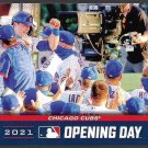 2021 Topps Opening Day Baseball Card #OD-6 Chicago Cubs OD6