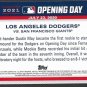2021 Topps Opening Day Baseball Card #OD-13 Los Angeles Dodgers OD13