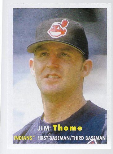 2021 Topps Archives Baseball Card #22 Jim Thome Cleveland Indians