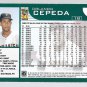 2021 Topps Archives Baseball Card #213 Orlando Cepeda San Francisco Giants